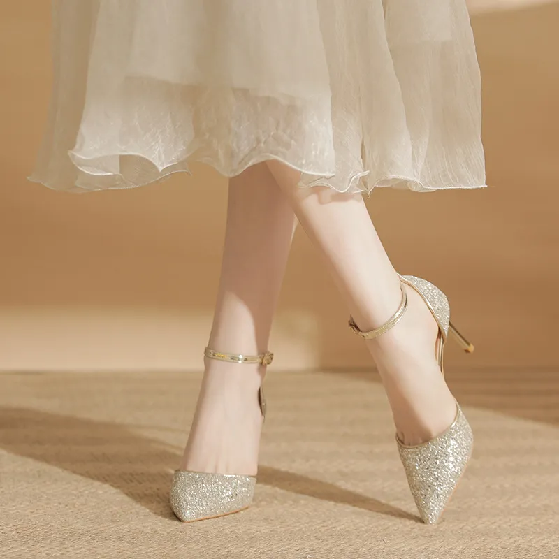 GOSO Slim Heel High Heels Women's-5