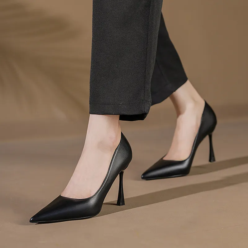 GOSO Slim Heel High Heels 6.5CM Women's-4