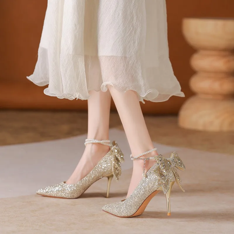 GOSO High Heels Women's Champagne-6