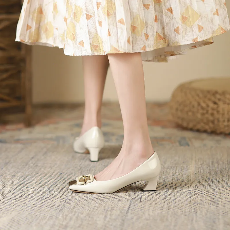 GOSO Chunky Heel High Heels Women's-8