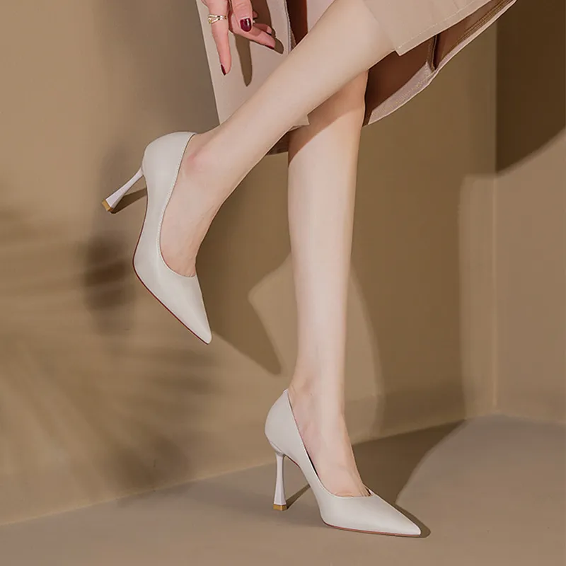 GOSO Slim Heel High Heels 6.5CM Women's-7