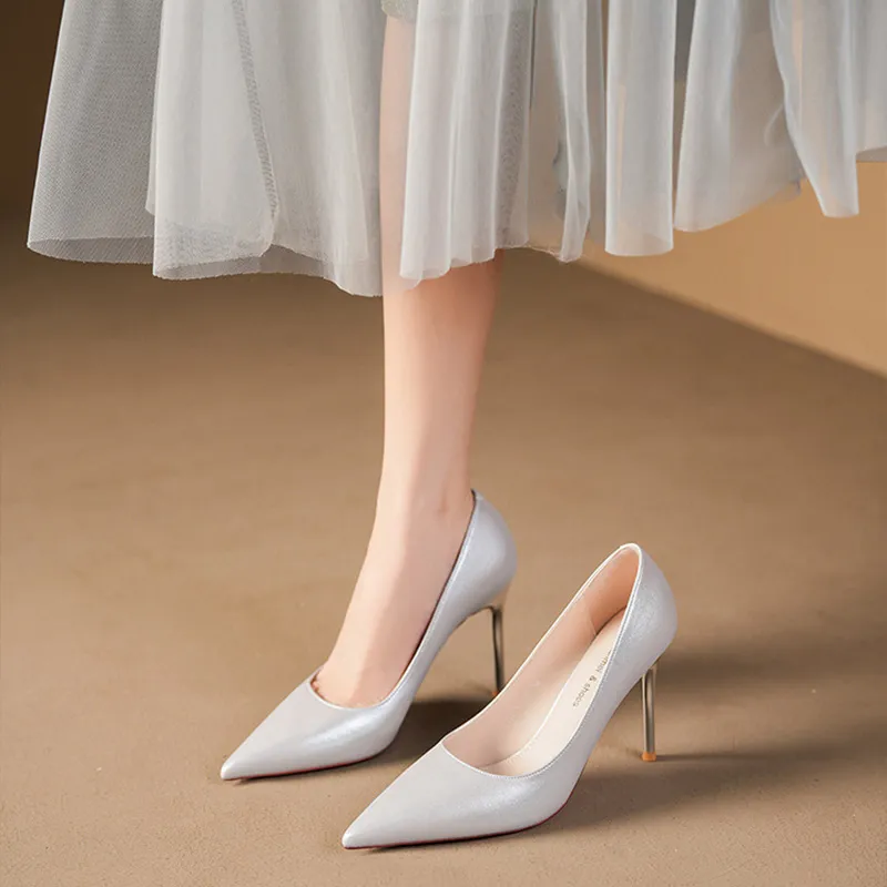 GOSO Slim Heel High Heels 6.5CM Women's-1