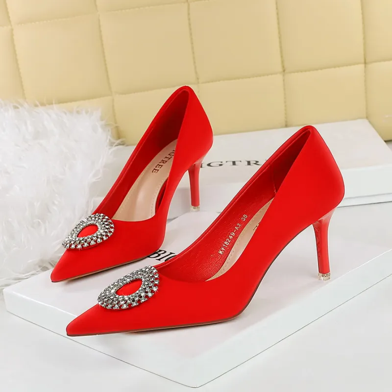 GOSO Slim Heel High Heels Women's-6
