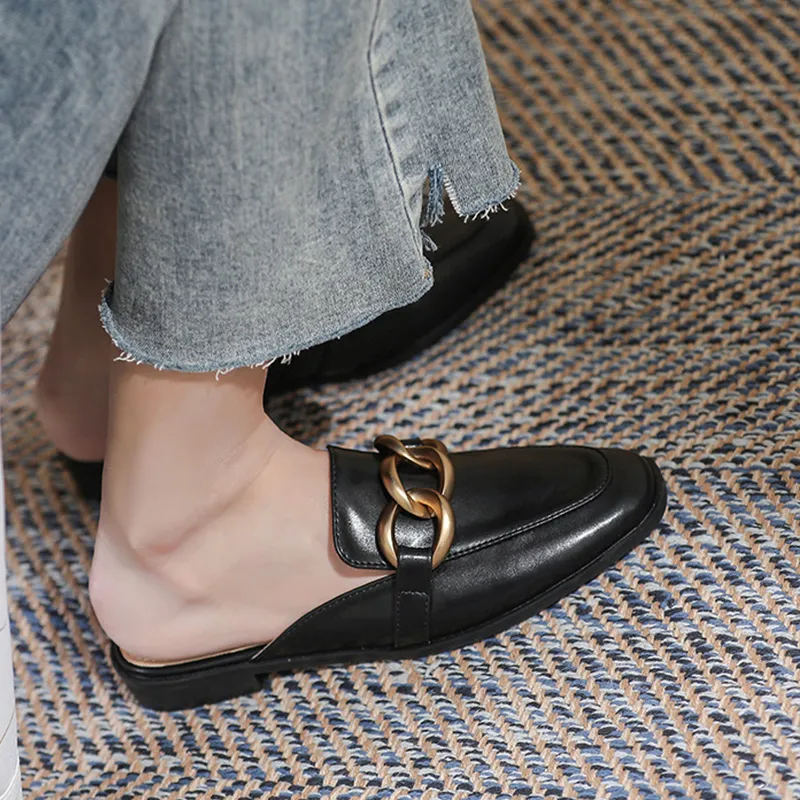 GOSO Rubber Sole Metal Abrasion Resistant Closed Toe Slippers Women's-1
