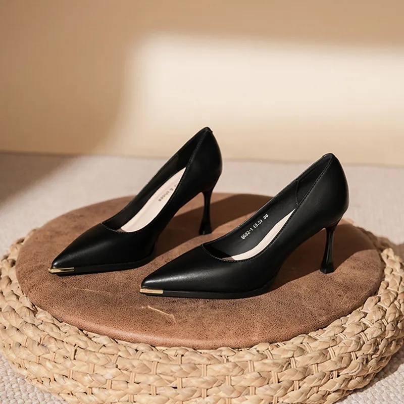 GOSO Slim Heel High Heels 6.5CM Women's-12