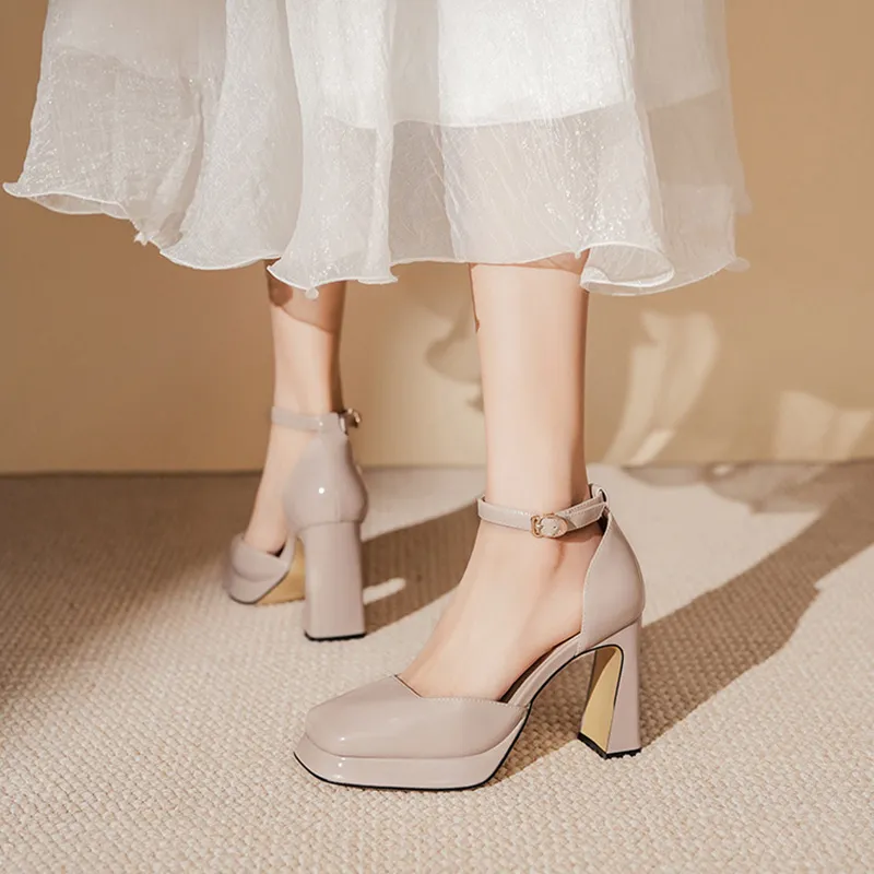 GOSO Chunky Heel High Heels Women's-13