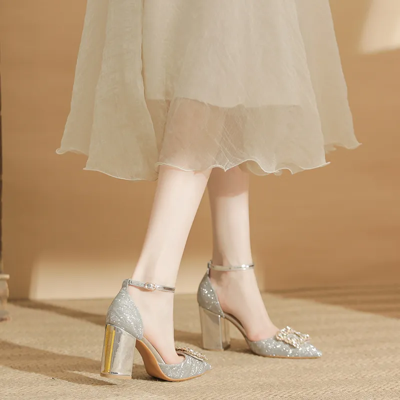 GOSO Chunky Heel High Heels Women's-12