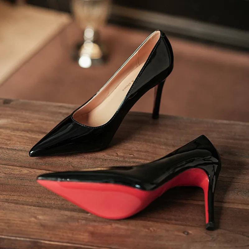 GOSO Slim Heel High Heels 6.5CM Women's-9