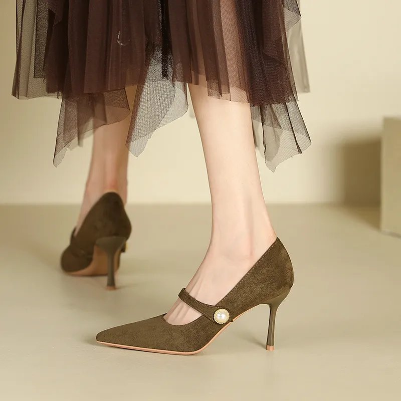 GOSO Slim Heel High Heels Women's-2