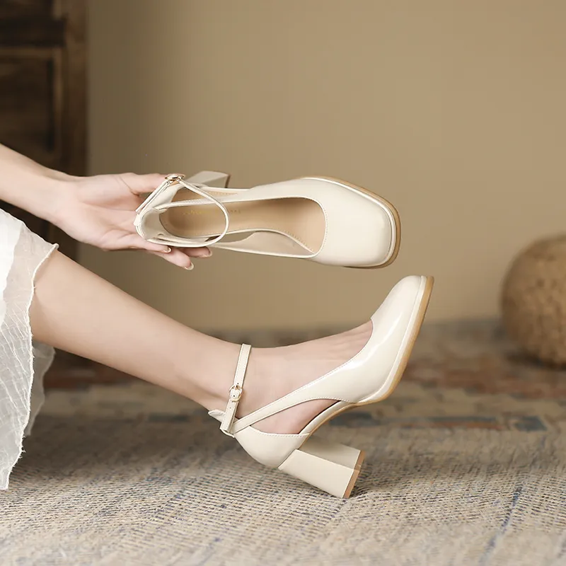 GOSO Chunky Heel High Heels Women's-12