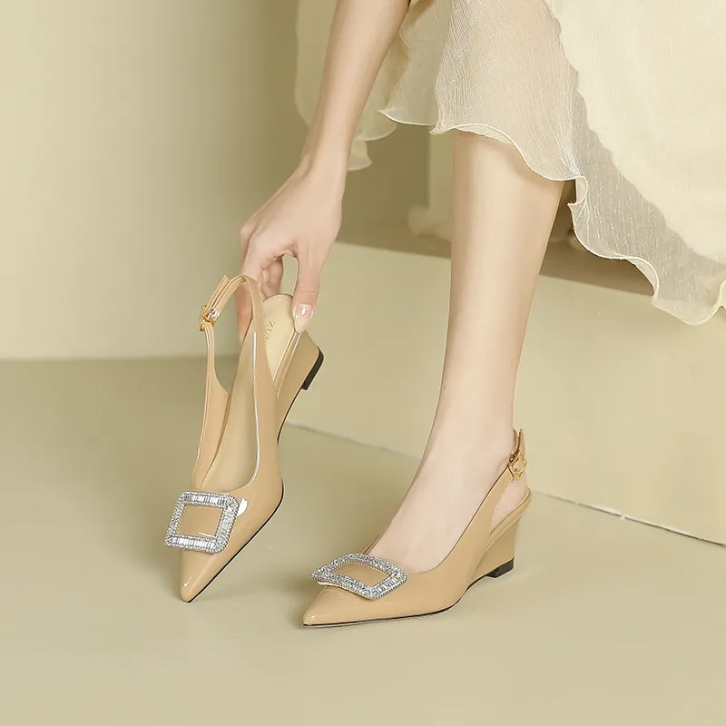 GOSO Wedge Heel High Heels Women's-12