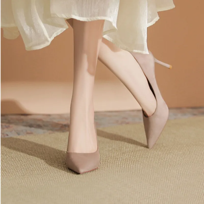 GOSO Slim Heel High Heels 5.5CM Women's-11