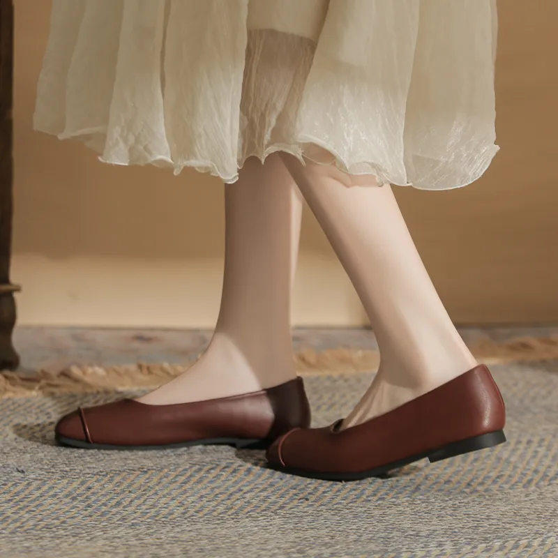 GOSO Casual Single Shoes Women's Burgundy-2