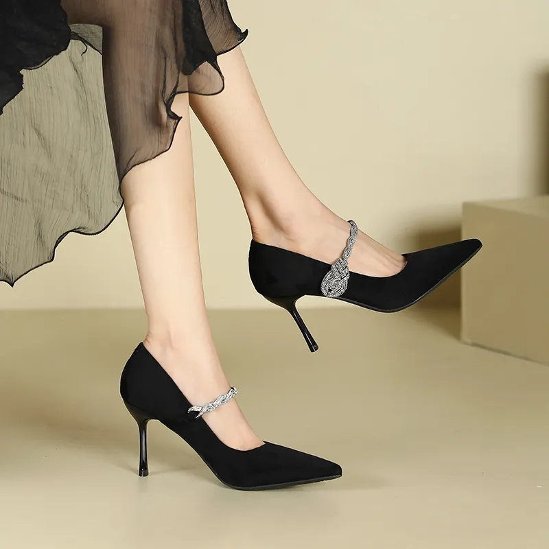 GOSO High Heels Women's Burgundy/Black-10
