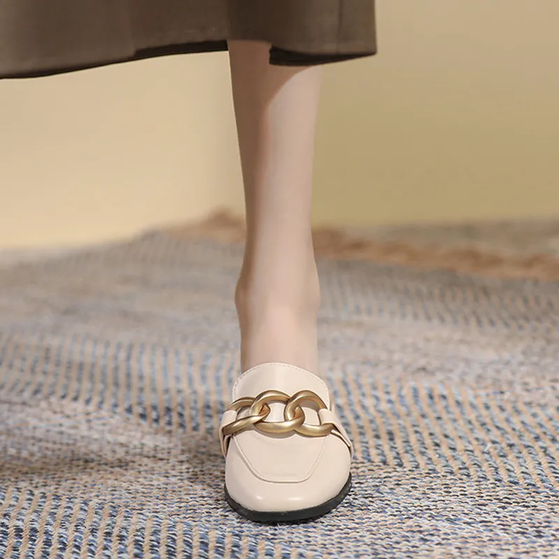 GOSO Rubber Sole Metal Abrasion Resistant Closed Toe Slippers Women's-6