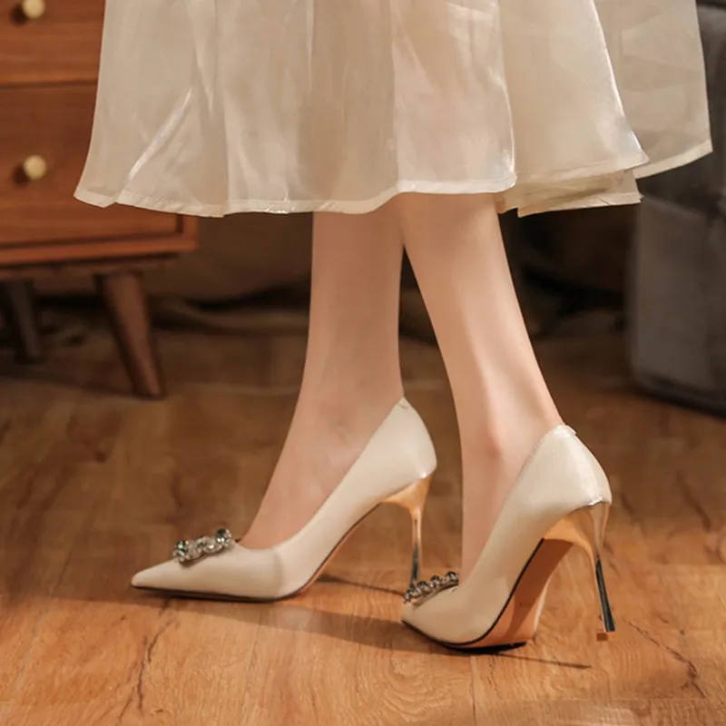 GOSO Slim Heel High Heels 6.5CM Women's-13