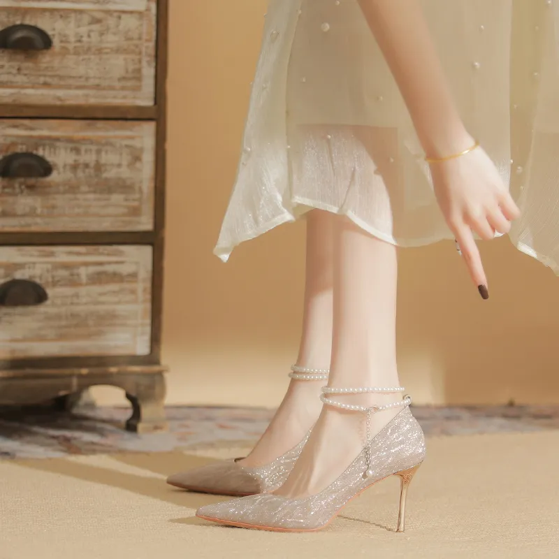 GOSO Slim Heel High Heels Women's-4