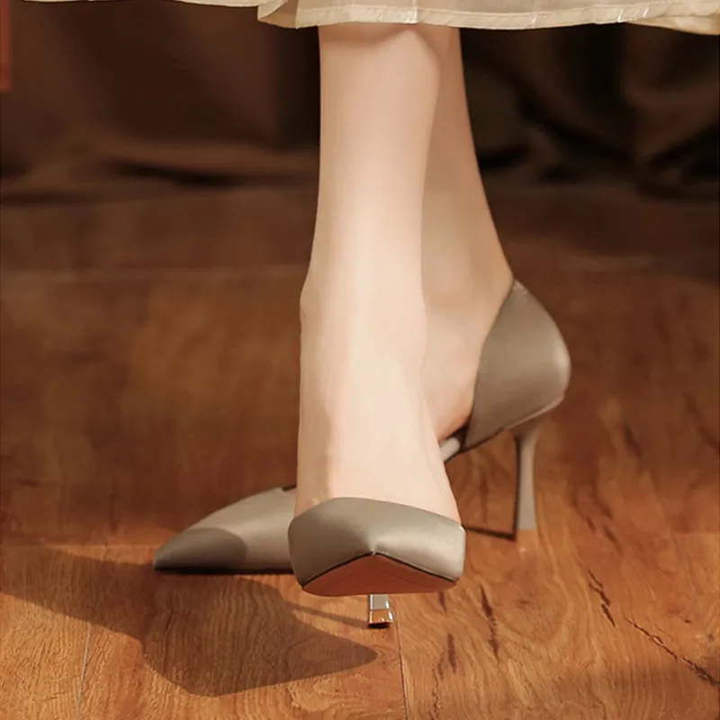 GOSO Slim Heel High Heels 6.5CM Women's-14