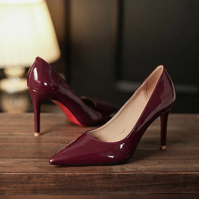 GOSO Slim Heel High Heels 6.5CM Women's-1