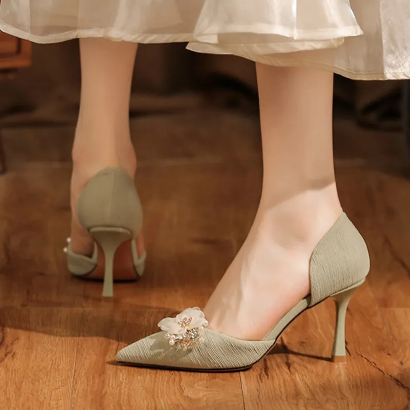 GOSO High Heels Women's Green-3