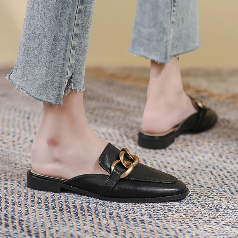 GOSO Rubber Sole Metal Abrasion Resistant Closed Toe Slippers Women's-2