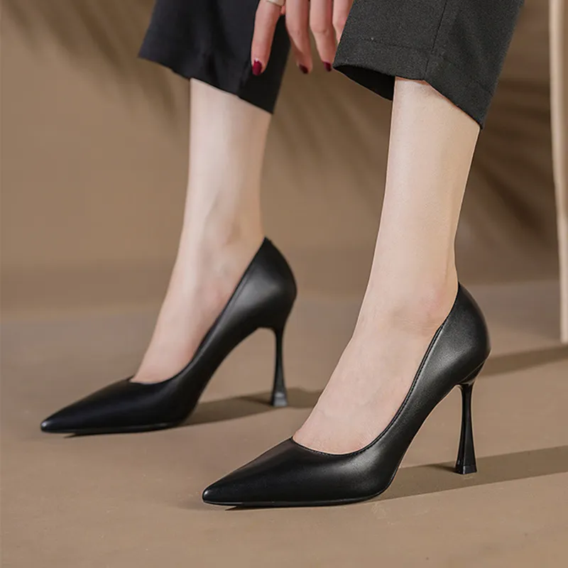 GOSO Slim Heel High Heels 6.5CM Women's-3
