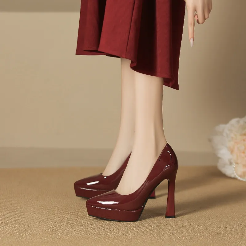 GOSO Slim Heel High Heels Women's-15