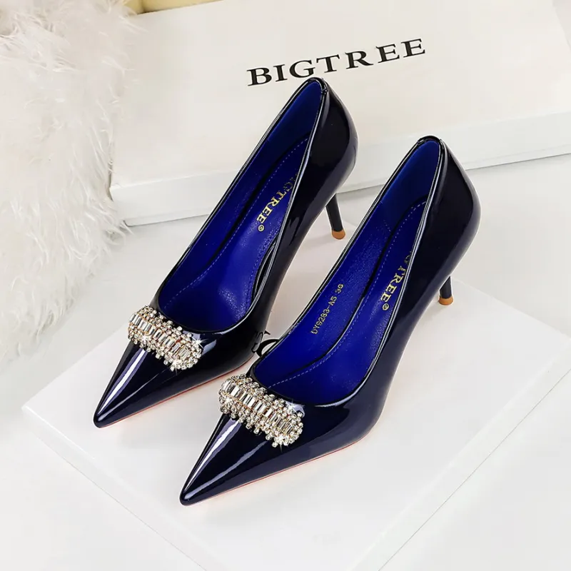 GOSO Slim Heel High Heels 7CM Women's-17