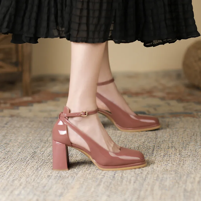 GOSO Chunky Heel High Heels Women's-1