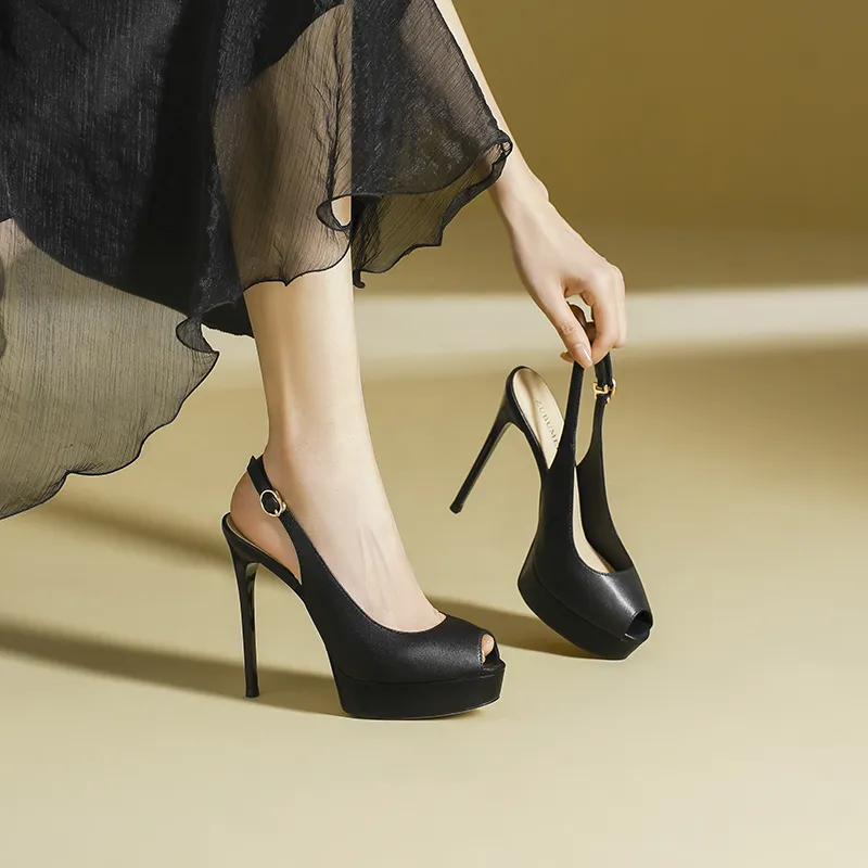 GOSO Slim Heel High Heels Women's-5