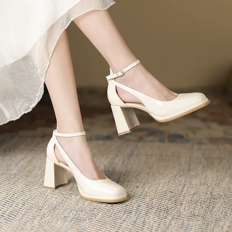 GOSO Chunky Heel High Heels Women's-11