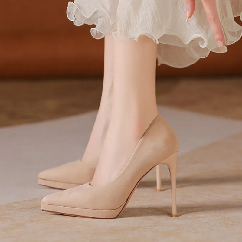 GOSO Slim Heel High Heels Women's-4