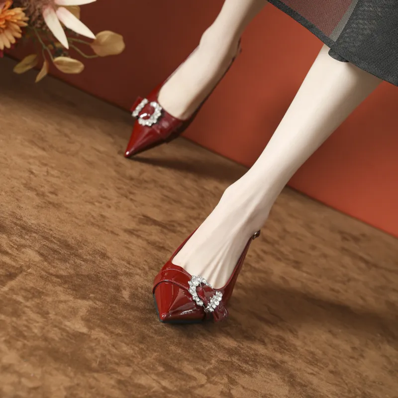 GOSO Slim Heel High Heels Women's-6