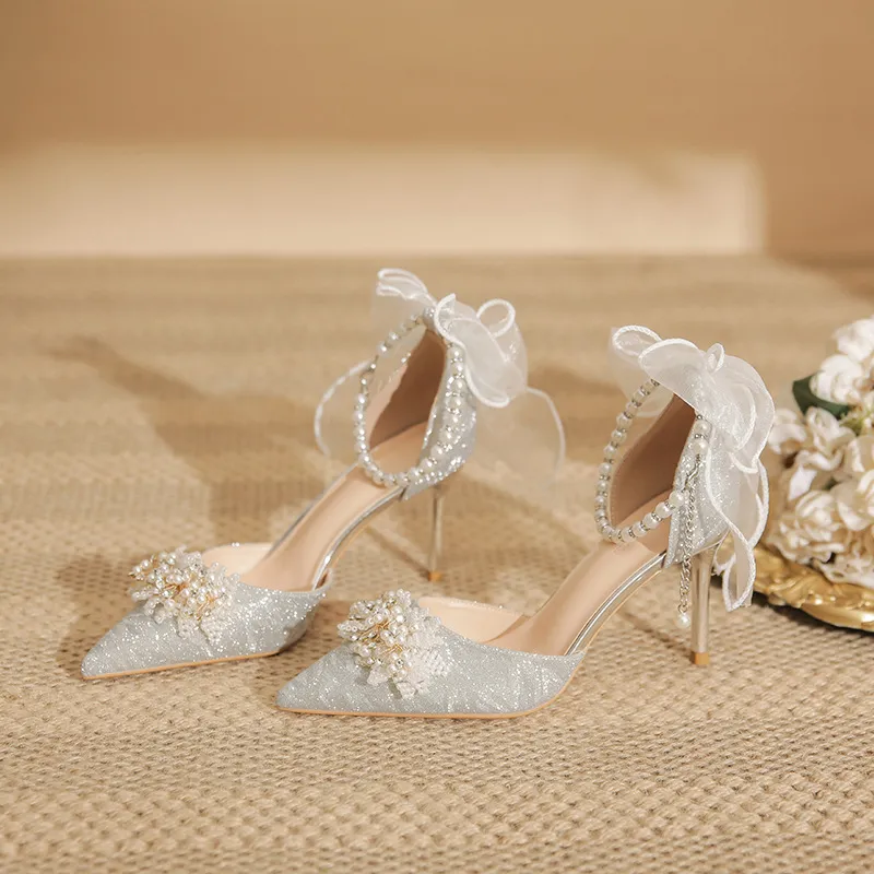 GOSO High Heels Women's Gold/Silver-6
