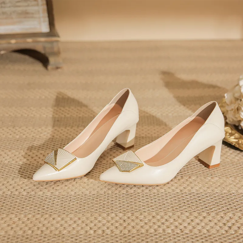 GOSO Chunky Heel High Heels Women's-8