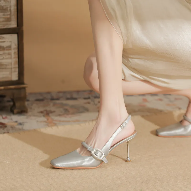 GOSO Slim Heel High Heels 7.5CM Women's-9