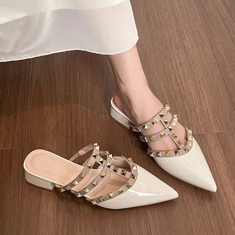 GOSO Rubber Sole Closed Toe Slippers Women's-12