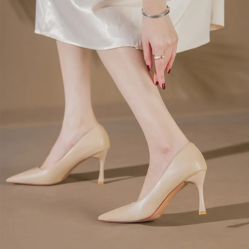 GOSO Slim Heel High Heels 6.5CM Women's-13