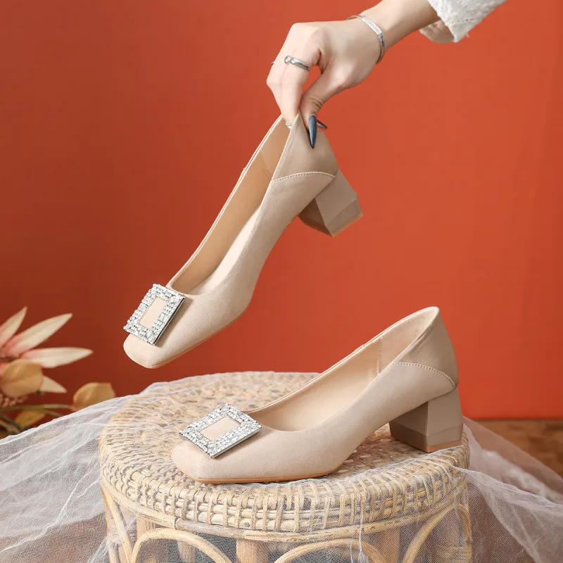 GOSO Chunky Heel High Heels Women's-6