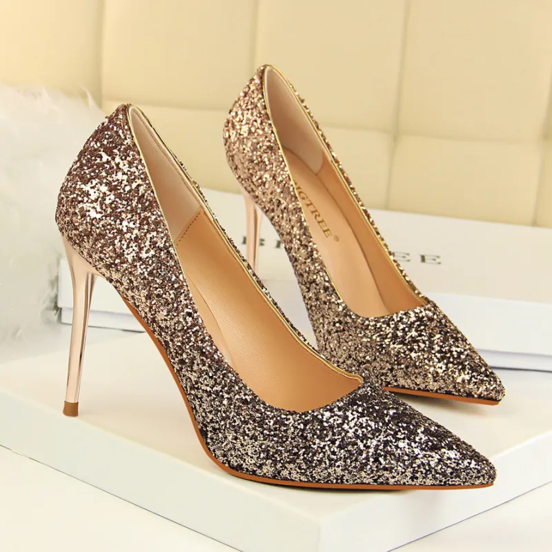 GOSO Slim Heel High Heels Women's-32