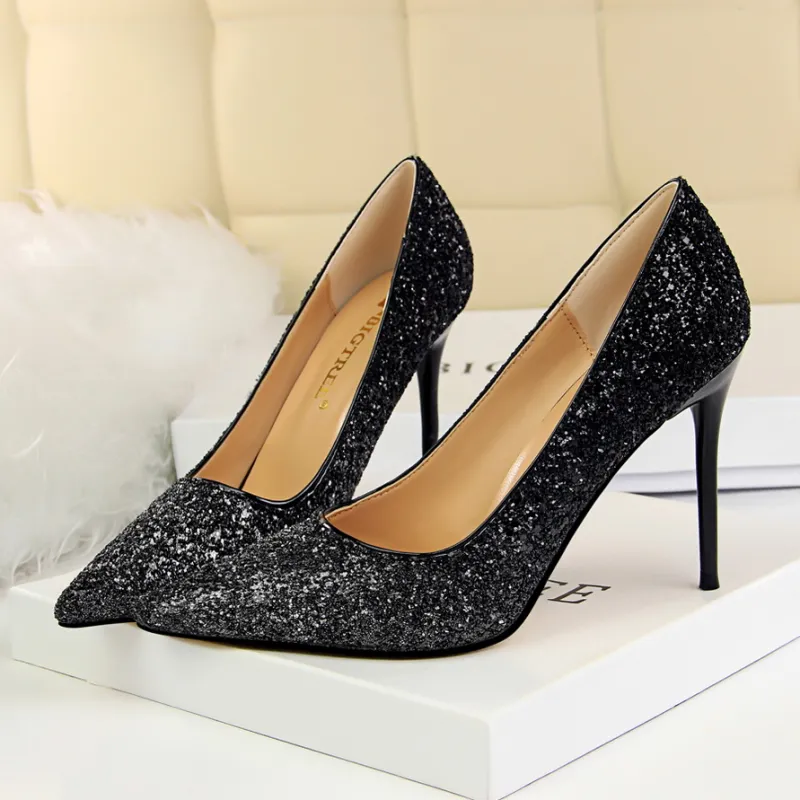 GOSO Slim Heel High Heels Women's-4