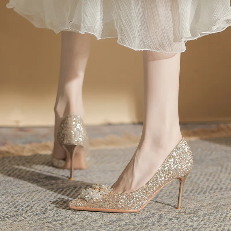 GOSO Slim Heel High Heels Women's-3
