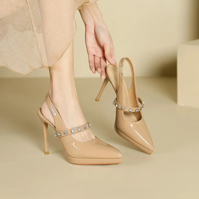 GOSO Slim Heel High Heels Women's-5