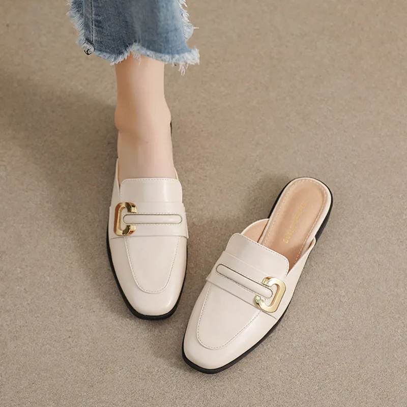 GOSO Rubber Sole Metal Abrasion Resistant Closed Toe Slippers Women's-6