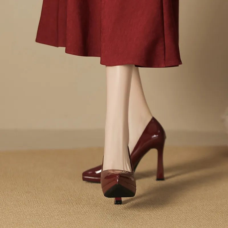 GOSO Slim Heel High Heels Women's-3