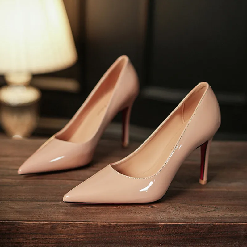 GOSO Slim Heel High Heels 6.5CM Women's-11