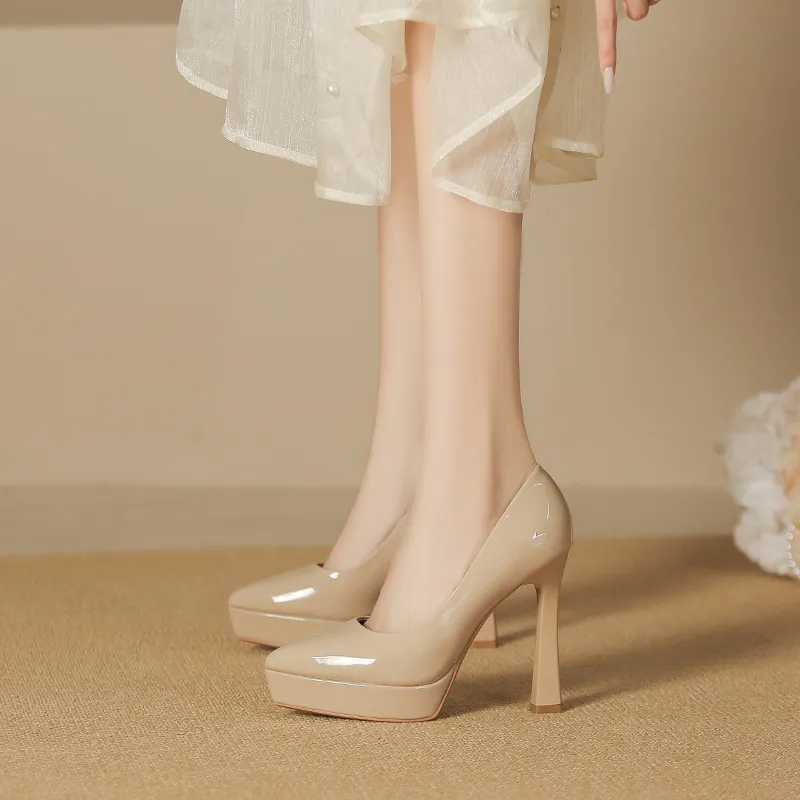 GOSO Slim Heel High Heels Women's-3