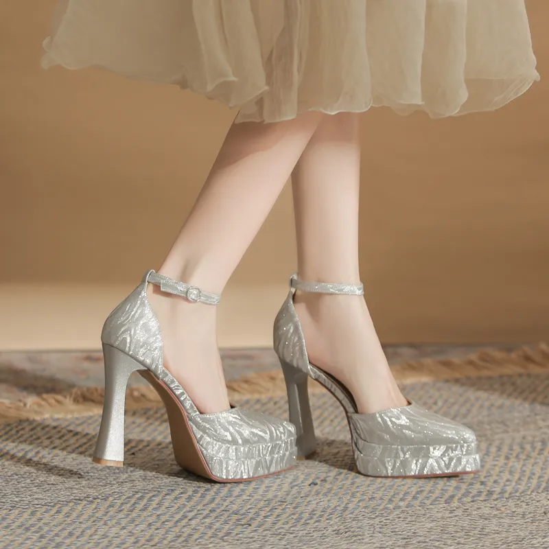 GOSO Chunky Heel High Heels Women's-10