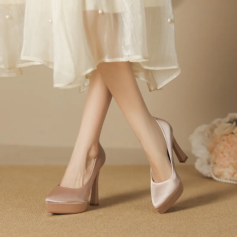 GOSO Slim Heel High Heels Women's-16