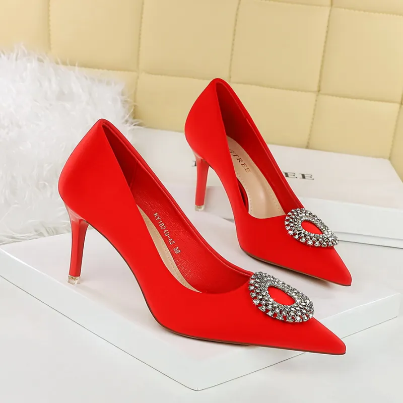 GOSO Slim Heel High Heels Women's-8